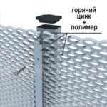 Опора 82х80 мм, элементы крепления